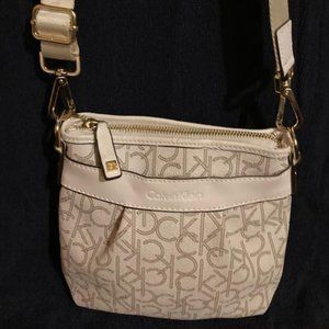 Calvin Klein Off-White Crossbody Bag